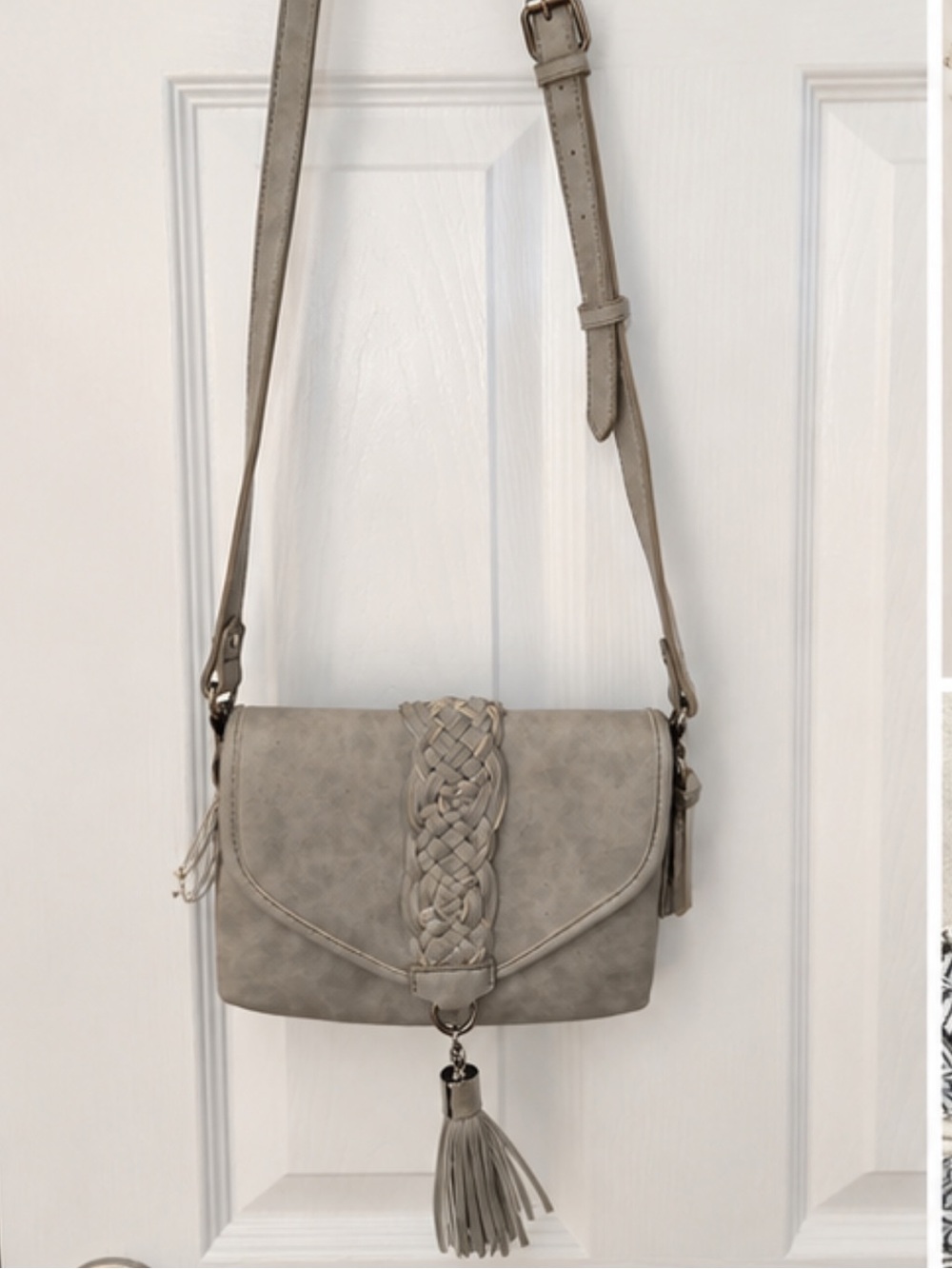 Aldo neutral braided crossbody bag 🤍✨